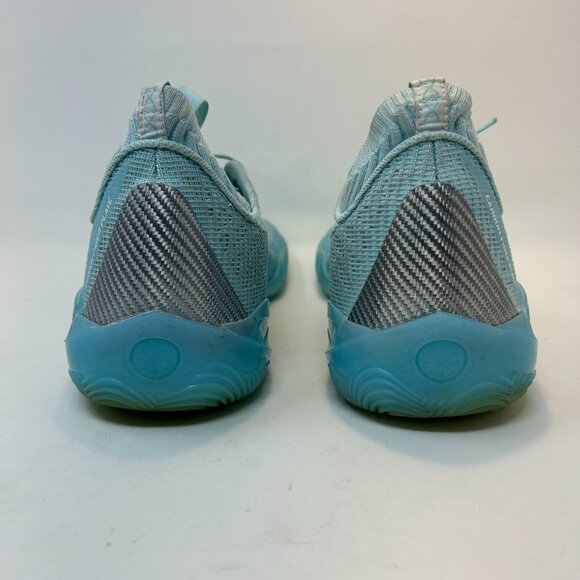 Li-Ning All City 10 V2 Basketball Shoes Light Blue & Silver Mens Size 9.5 - Picture 2 of 9